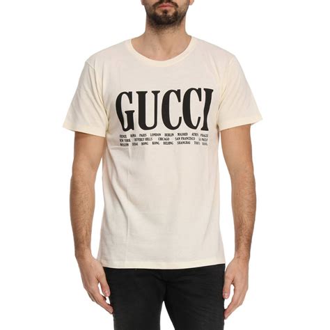 gucci white tee mens|men gucci shirts for sale.